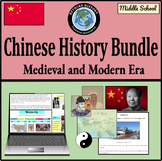 Chinese History Bundle | Medieval and Modern Era | Slides,