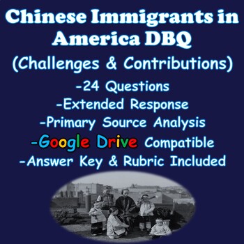 Preview of Chinese Immigrants in America | Exclusion Acts | Transcontinental Railroad DBQ