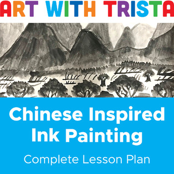 Preview of Chinese Inspired Ink Painting - Lunar New Year Art Lesson