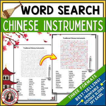 music word search chinese music instruments world music tpt