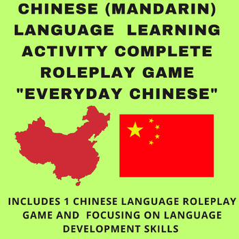 Preview of Chinese Lessons / Chinese Lesson Plans "Everyday Chinese" Complete Roleplay Game