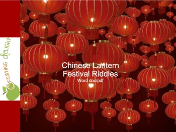 Preview of Chinese Lantern Riddles