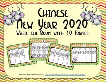 Preview of Chinese Lunar New Year 2020 - Counting with Ten Frames {Subitizing}