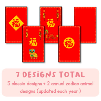 2023 Lunar New Year Craft- Chinese New Year Red Envelopes by Liv and Leb