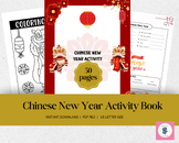 Chinese Lunar New Year Activity Book - 50 Pages of Fun
