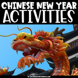 Chinese New Year 2024 Craft Activities Dragon Lantern Writing