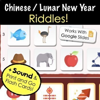 Chinese Lunar New Year RIDDLES Alphabet Flash Cards - Google Slides ...