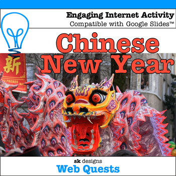 Preview of Chinese Lunar New Year WebQuest Internet Activity Google Slides Compatible