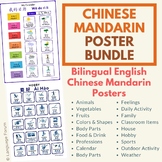 Chinese Mandarin posters bundle (with pinyin and English t