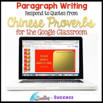Preview of Chinese New Year: Respond to Chinese Proverbs for the Google Classroom