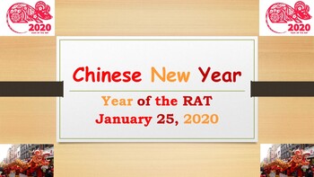 Preview of Chinese New Year 2020 - Year of the Rat