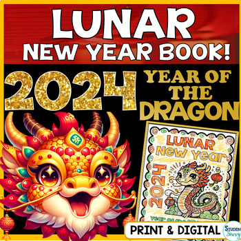 Preview of Chinese New Year 2024 Lunar Activities Year of the Dragon Activities Coloring