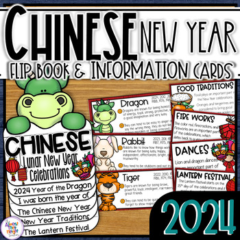 Preview of Chinese Lunar New Year - 2024 Year of the Dragon -  Information & Flip Book