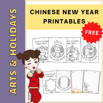 Preview of Chinese New Year 2023 | Coloring Pages | Year of the Rabbit