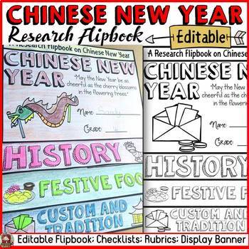 Preview of Chinese New Year 2024 Informational Writing Research Report Flipbook