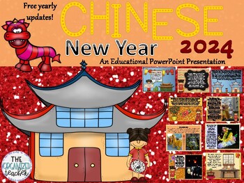 Preview of Chinese New Year 2024 PowerPoint - Free yearly updates! (Lunar New Year)
