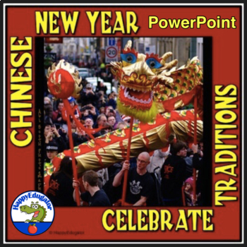 Preview of Chinese New Year 2024 PowerPoint Year of the Dragon with Easel Assessment