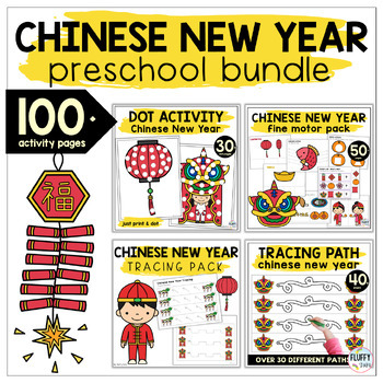 Preview of Chinese New Year 2024 Preschool Lunar New Year Holiday Around the World BUNDLE