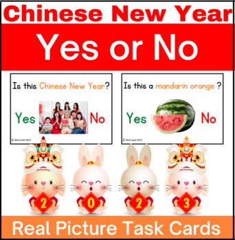 Chinese New Year 2023 Yes or No Task Cards | Special Education| Speech ...