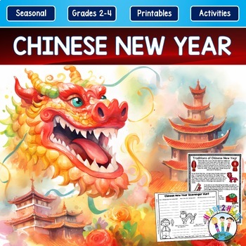 Preview of Chinese New Year 2024 Activities Pack Year of the Dragon Lunar New Year 2024