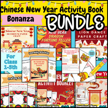 Preview of Chinese New Year 2024 Bundle - Crafting , Booklet , Reading Passage & Many More