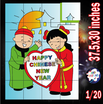 Preview of Chinese New Year 2024 - Collaborative Art Poster Coloring