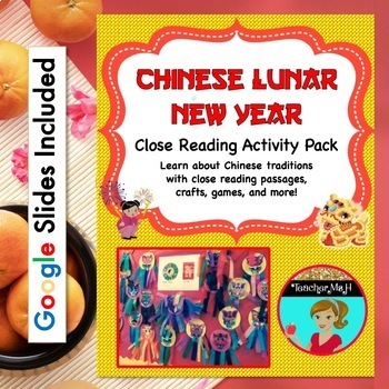 Preview of Chinese New Year 2024 Lunar New Year Activities Print + Google Slides