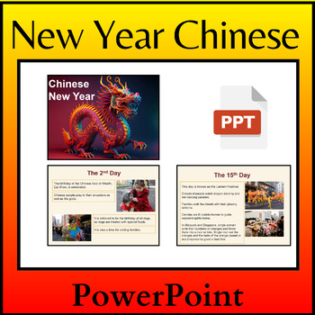 Preview of Chinese New Year 2024 PowerPoint -  for 3rd-5th Grade - Lunar New Year