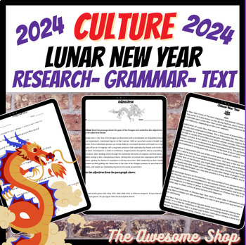 Preview of Chinese Lunar New Year 2024 Resources for Middle School Block English & History