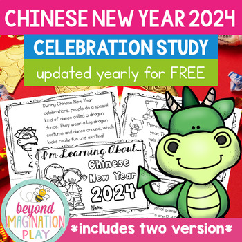 Preview of Chinese New Year 2024 Simple Fun Facts + PowerPoint Presentation | Lunar Dragon