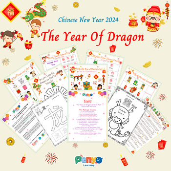 Preview of Chinese New Year 2024-- The Year of Dragon Activity Package (Ready to use!)
