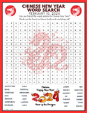 Chinese New Year 2024 Word Search