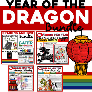Preview of Chinese New Year 2024 | Year of the DRAGON Reading Comprehension | Art BUNDLE