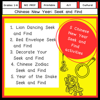 Preview of Chinese New Year: 5 Seek and Finds