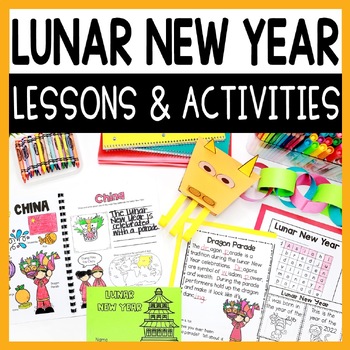 Preview of Chinese Lunar New Year Dragon Craft, Lessons and Activities for Kindergarten-2nd