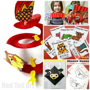 Preview of Chinese New Year Activity - Dragon Crafts & Year of the Ox Crafts 2021