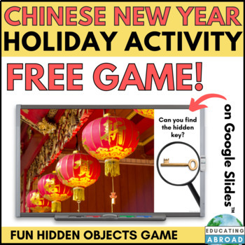 Preview of Chinese New Year Activity | FREE Lunar New Year Game to Find Hidden Objects