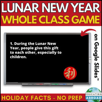 Preview of Chinese New Year Activity | Learn about the Lunar New Year NO PREP