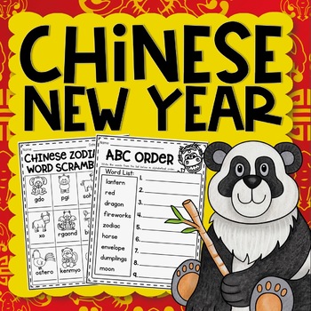 Preview of Chinese Lunar New Year 2024 Year of the Dragon No Prep Primary Printables