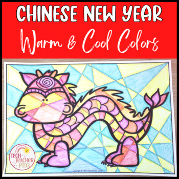 Preview of Chinese New Year Art Activity warm and cool colors