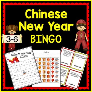 Chinese New Year Activity - BINGO by Created by Kelly Ann | TpT