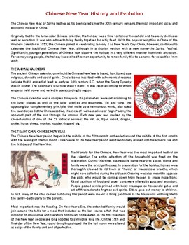 Preview of Chinese New Year BUNDLE - Reading Comprehension Worksheets