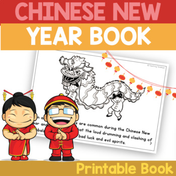 Chinese New Year Book Printable Book by Teaching Terakoya | TPT