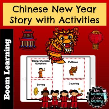 Preview of Chinese New Year Boom Learning Story with Activities