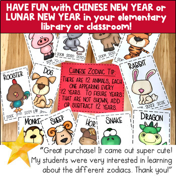 Chinese New Year Bulletin Board Kit by Laura Trapp - The Trapped Librarian