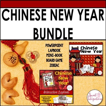 Preview of Chinese New Year 2024 Bundle - Lapbook, PowerPoint, Mini Book and More