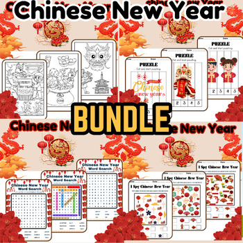 Preview of Chinese New Year Bundle :  Activity Worksheets