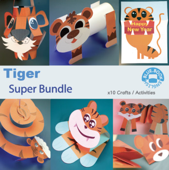 Preview of Chinese New Year Bundle / Tiger Crafts / Lunar New Year