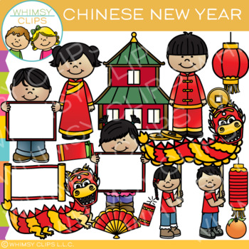 Preview of Chinese New Year Clip Art {Holidays Around the World Clip Art}