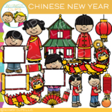 Chinese New Year Clip Art {Holidays Around the World Clip Art}